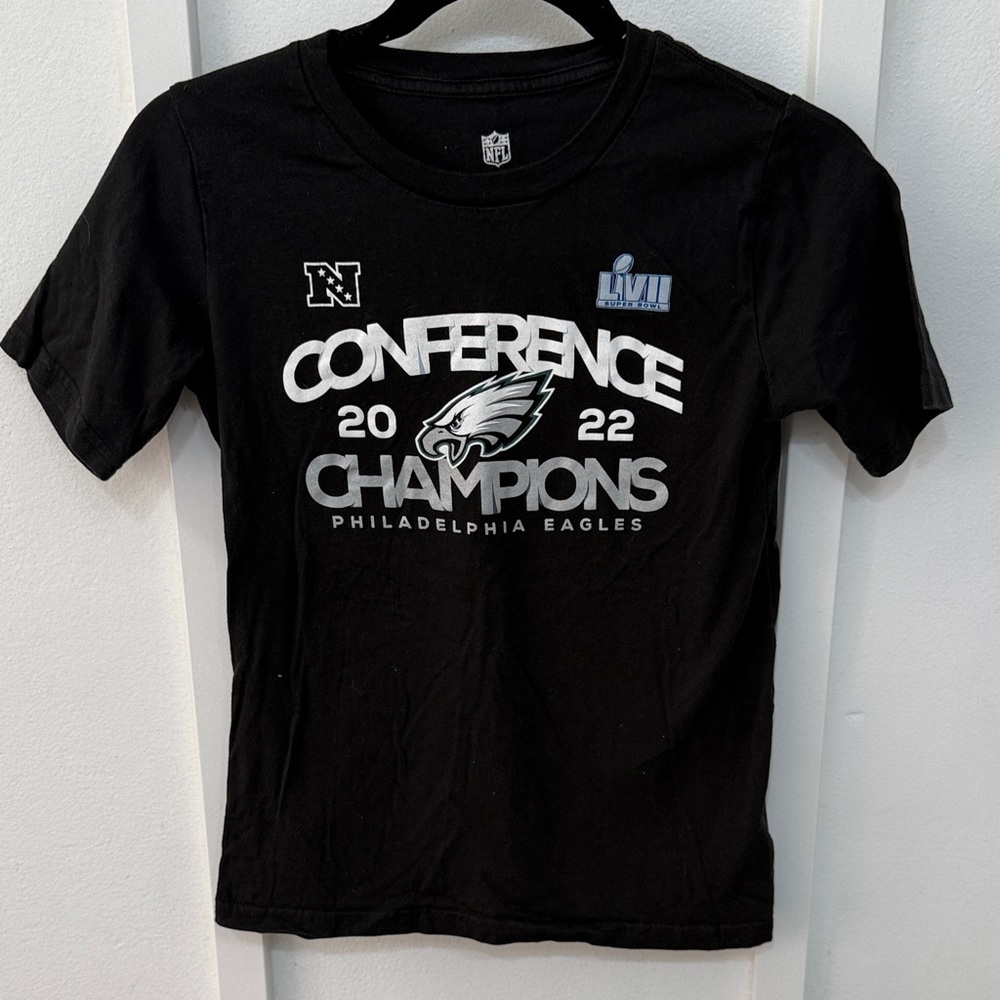 Philadelphia Eagles Kids' 2022 Conference Champions T-Shirt - Black